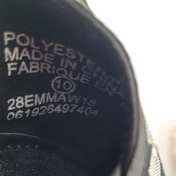 Ladies size 8 tender tootsies slip on loafers / slippers - floral canvas raised - Picture 5 of 6